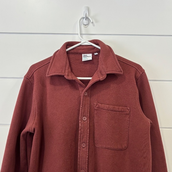 TNA Aritzia Sweatfleece cozy fleece boyfriend fit women's shacket size small - Picture 2 of 15